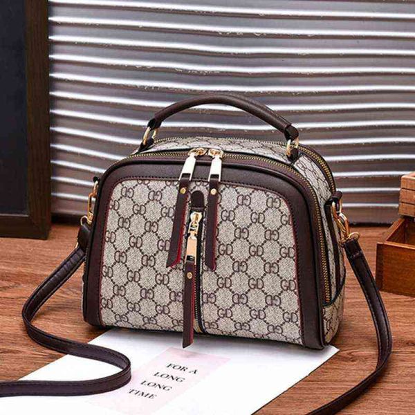 

fashion handbag advanced sense broadband texture versatile casual small square bag women's single shoulder menger