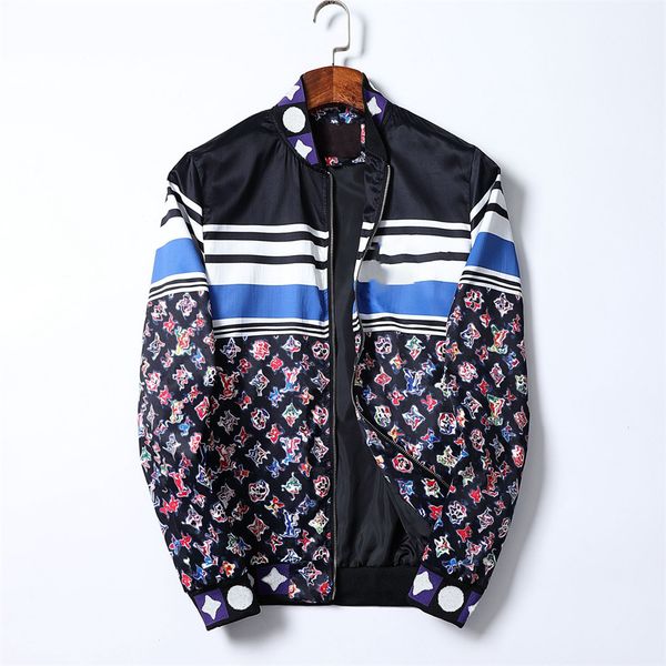 

2022 autumn man designer jacket in all categories casual stand collar zipper windbreaker letter print couples parka tracksuit coat m-3xl, Black;brown