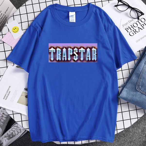 

new summer 22ss fashion designer trapstar t shirts for men luxury letter mens women clothing short sleeved shirt womens tee clothing, White;black