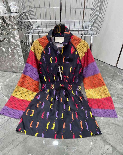 

fashion womens dress 22ss half cardigan catwalk style slim waist jackets dress luxury designer dresses for women 0912, Black;gray