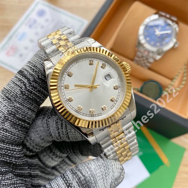 

mens watch designer black dial bf factory 41mm fluted bezel asia 2813 automatic movement stainless steel 904l jubilee men mechanical wristwa, Slivery;brown