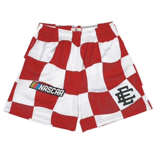

designer erics emanuels short ee high street hip hop fashion brands mens woman lovers beach basketball swim biker gym soccer mesh shorts, White;black