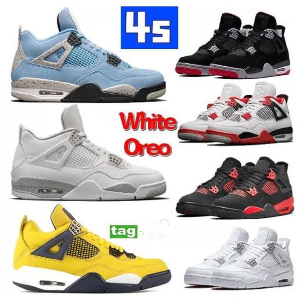 

man men sports basketball shoes shoe 4 black cat university blue white oreo sail motosports bred cool grey customize 4s what the jumpman