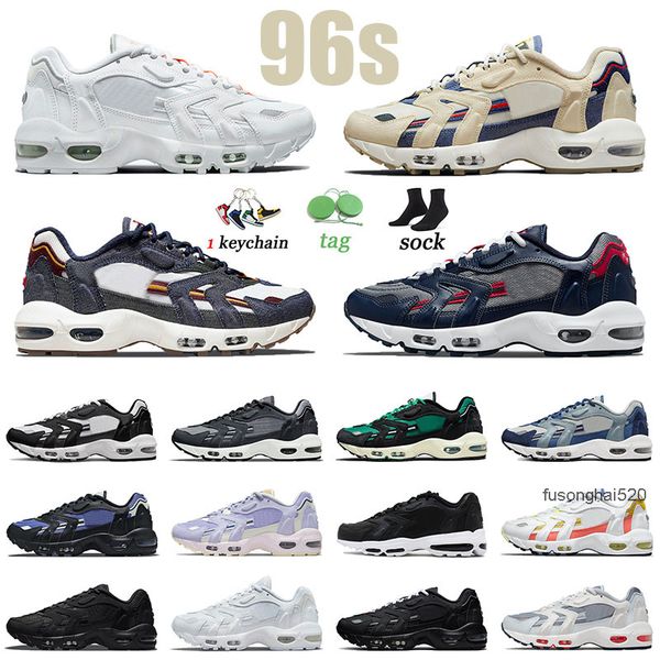 

men runners 96 designer running shoes sports triple black sport red white beach midnight navy 96s sneakers women trainers blackened blue