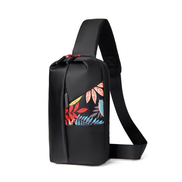 

new men's business chest outdoor leisure shoulder bag fashion small satchel waist bag