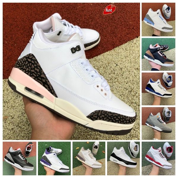 

mens 3 3s neapolitan dark mocha basketball shoes cool grey cardinal red dark iris racer blue fragment unc georgetown pine green black cement