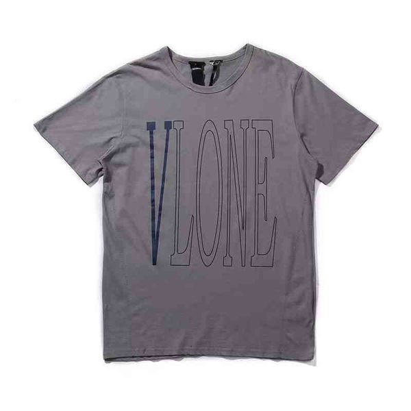 

street fashion t-shirt vlons cement grey short sleeve blue large v printed edison same men and women lovers loose tee, White;black