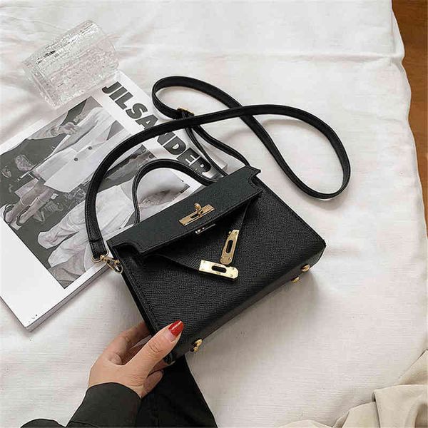 

simple small shoulder bag women's bag 2022 trend new fashion retro handbag mini messenger makeup black bag ladies crossbody bags y22040