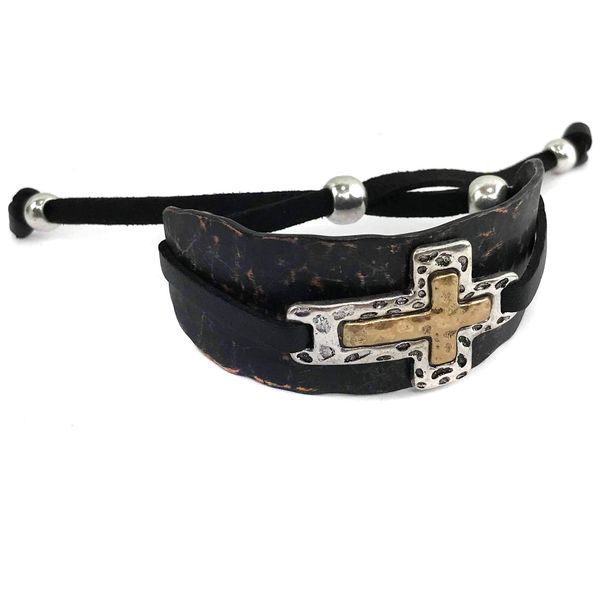 

charm bracelets solid cross sier copper women cuff bracelet amhqr, Golden;silver