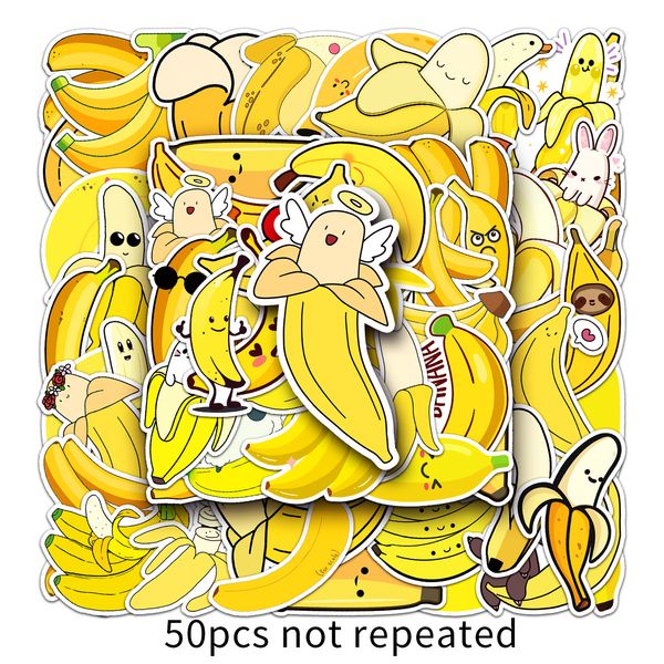 

banana stickers for lap50 pcs gift teens adults girl waterproof funny fruit stickers water bottle trendy journal dairy scrapbook