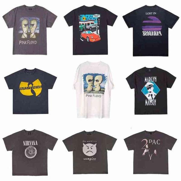 

tiger repeat head roaring white ink printing washed old t-shirt vintage high street short sleeve, White;black