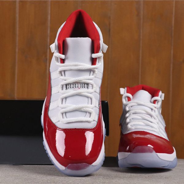 

11 high og white red childrens shoes cherry women men student trainers sneakers ct8012-116 size eur 28-35