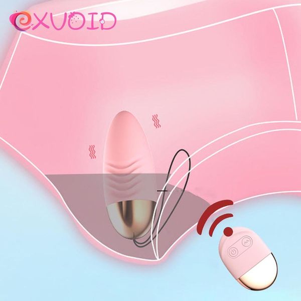 EXVOID Remote Egg Vibrator Brinquedos Sexy para Mulheres CLITORES VIBRAÇÕES FORTURAÇÃO