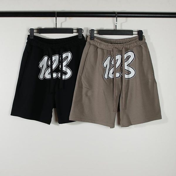 

men's pants 2022 big sign style shorts collection logo men women retro sports casual beach for summer, Black