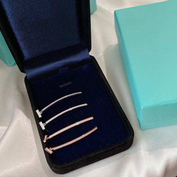 

luxury designer jewelry earrings stud fashion accessories t series full diamond earrings smiling face, Golden;silver