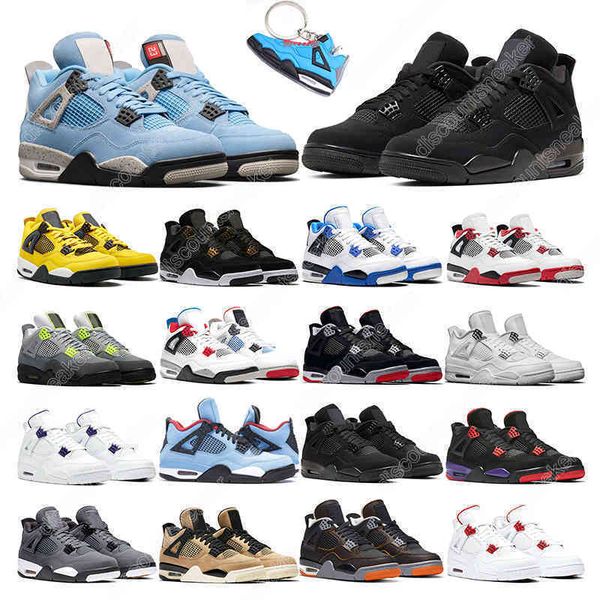 

basketball shoes 4s 4 mens women university blue black cat white cement fire red cool grey motorsports sport sneaker trainer outdoor