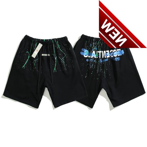 

50% off discount summer fashion shin fog ess paint track pants, White;black