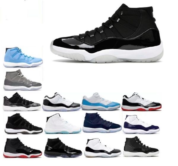

2022 high 11 11s kids big boy basketball shoes cherry pure violet cool grey bred 25th anniversary concord pantone gamma sports legend blue t, Black