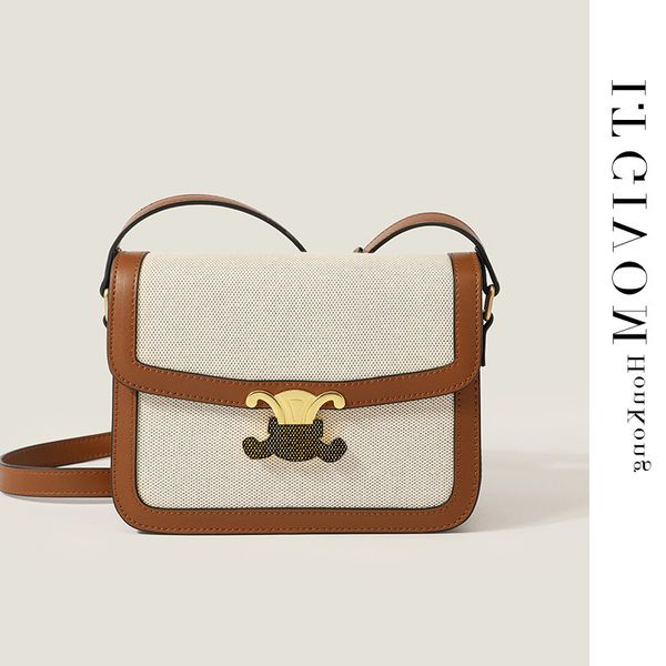 

designer bags triumphal arch small square lisa one shoulder messenger bag tofu commuting buckle foreign style postman