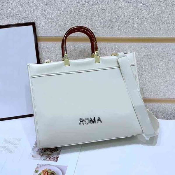 

briefcases designer luxury totes sunshine shopper bag brown women roma handbag quality medium calf leather razor womens seconhand bags for m