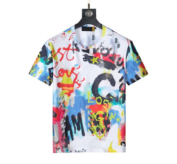

men's t-shirts designer bags luxury men's wear summer round neck sweat absorbing short sleeves outdoor breathable cotton printe9, White;black