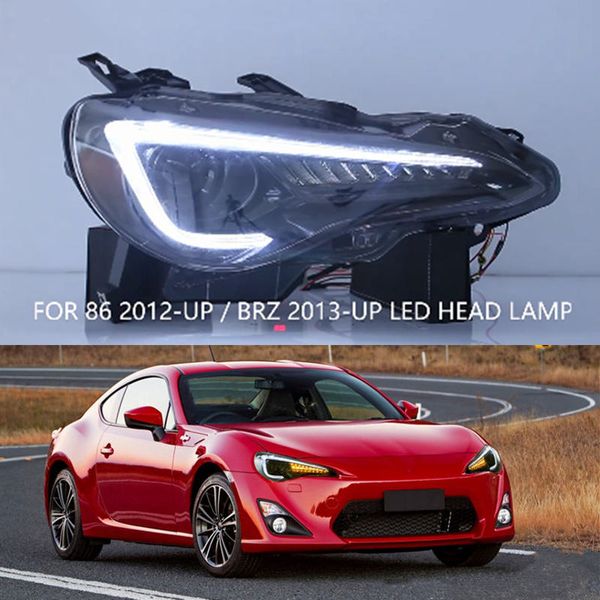 Anteriore Testa Della Lampada Per Toyota 86 2012-UP Auto Ha Condotto Il Gruppo Faro Modificato Subaru BRZ Daytime Running Light Assembly