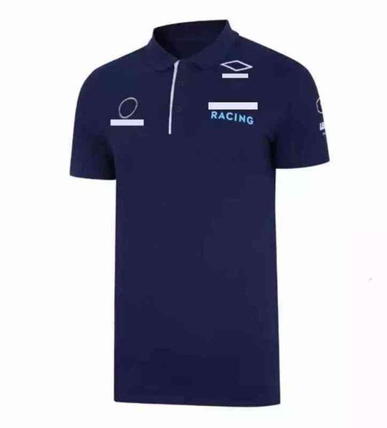 

t shirts clothes men's polos new official sales hit 2021 f1 formula one williams polo shirts with short sleeves shirt off-road racing c, White;black