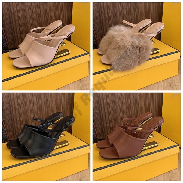 

8cm women f first sandals marten hair high heels paris gold dress shoes french green stiletto, Black