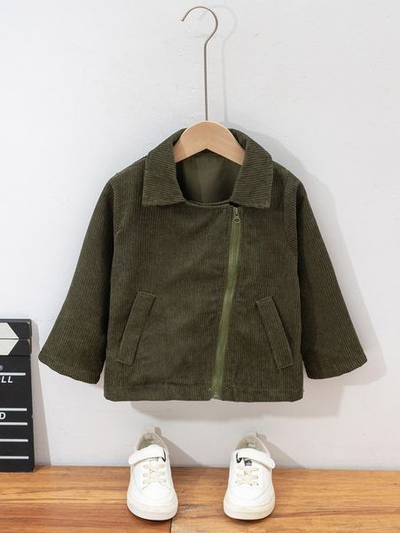 

toddler boys slant pockets corduroy jacket she, Blue;gray