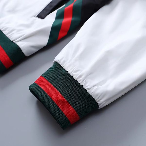 

waterproof windbreaker men jacket casual coats black white red panelled stripe print breathable jacket thin outdoor sweatshirt hoodie, Black;brown
