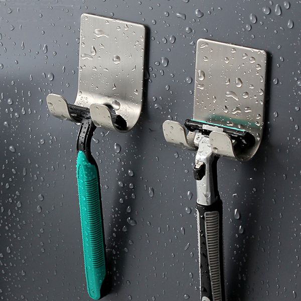 

energy saving stainless steel wall razor racks towel racks bathroom hooks