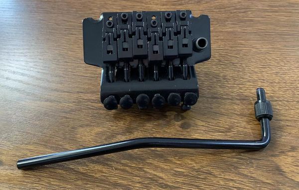 Gitar Köprüsü Orijinal Floydroz Tremolo Somun Genişliği Elektro Gitar Aksesuarları İçin 42mm Siyah Renk Siyah Renk İyi Kaliteli