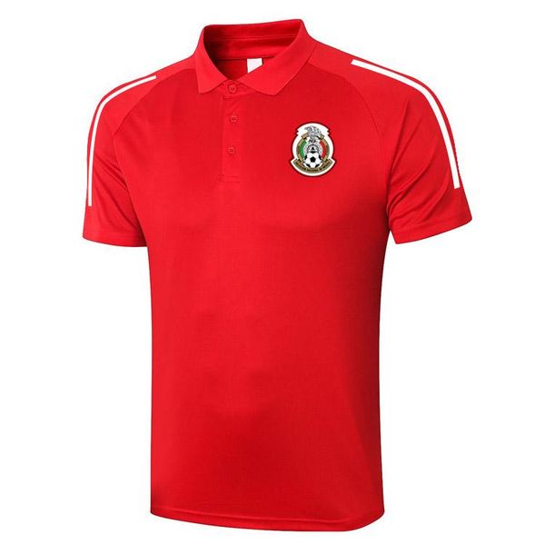 

2021 mexico soccer polo shirt soccer training polos sports jerseys soccer short sleeve polos summer t-shirt clothing men's polos zhh, White;black