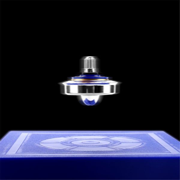 Kids Magnetic Spinning Top Levitation Magic giroscópio suspendeu OVNIs de OVNIs flutuante clássico brinquedo 220526