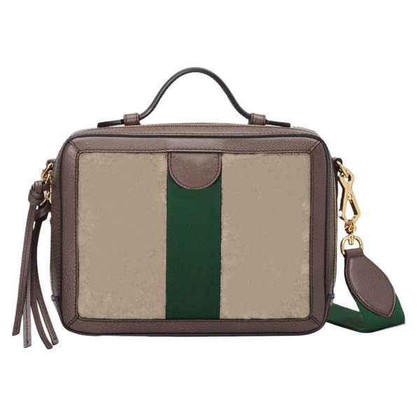 

luxury designer ladies handbag totes 2021 fashion g-series one-shoulder bag retro small square bags cross-body purse backpack brown leather