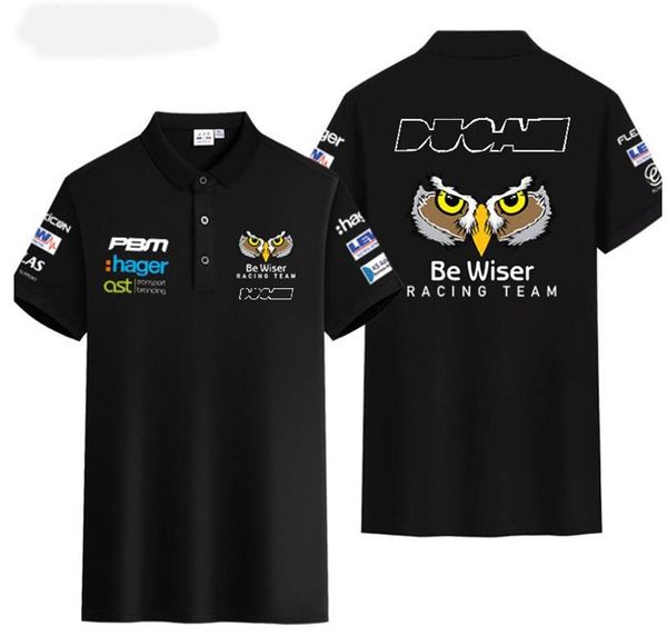 

2022 f1 formula one polo shirt new summer lapel t-shirt with the same custom