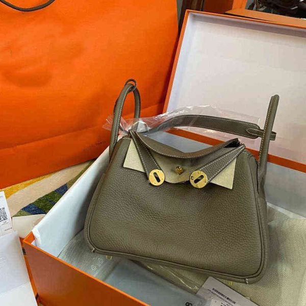 

lindys herme mini bag female 2022 lychee pattern leather doctor bag single shoulder messenger large capacity pillow bag