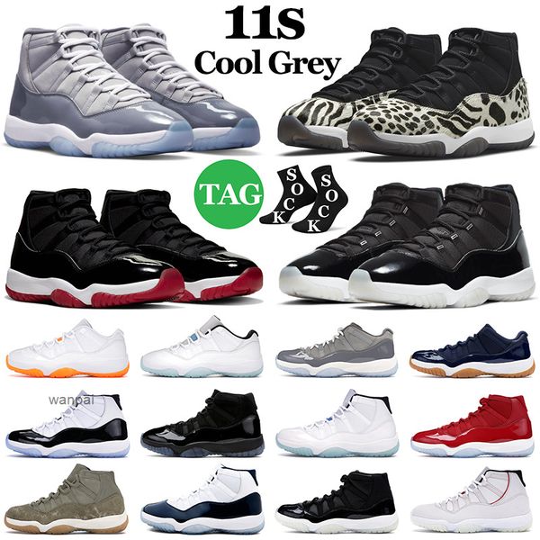 

cool grey 11 11s mens basketball shoes animal instinct 25th anniversary space jam bred concord cap and gown high low men women outdoor