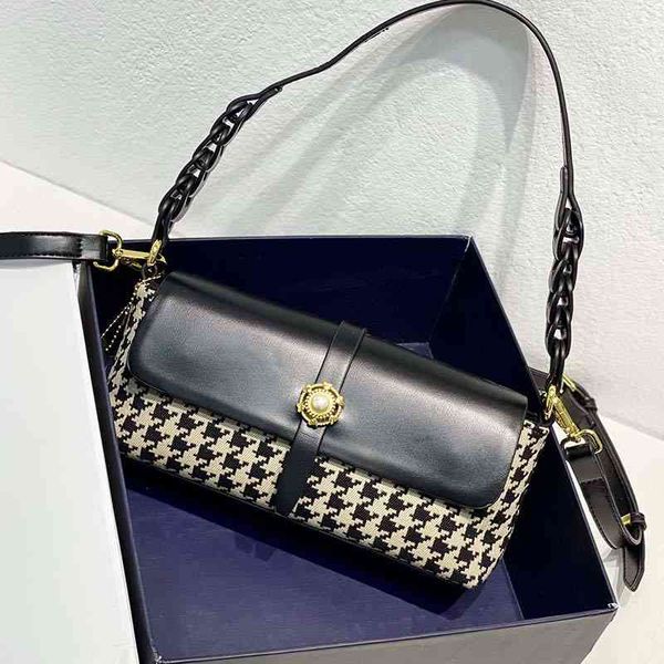 

purses popular high-level sense niche bag for women 2022 new fashion bird lattice armpit versatile messenger bag