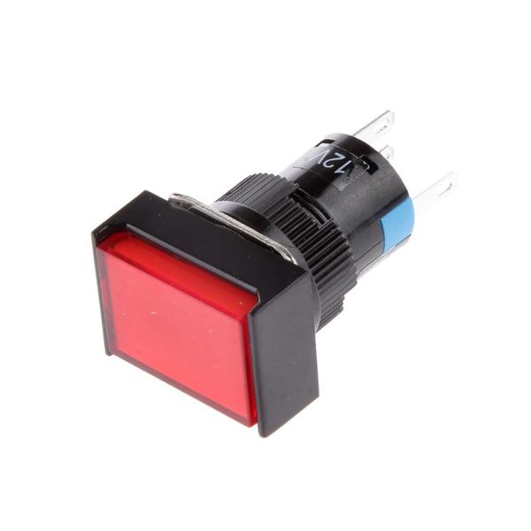 Interruptor 12V 3A 16mm Button Redefinir LED de energia Decorswitch