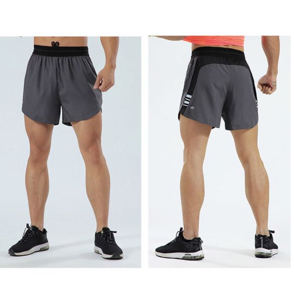 

summer lulu sports shorts men's fitness short running fast dry marathon anti light casual training pants lu-207 1u5b, White;black