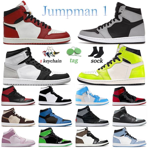 

professional jumpman 1 1s high chicago reimagined basketball shoes womens mens trainers cream dark chocolate sports visionaire shadow bred p