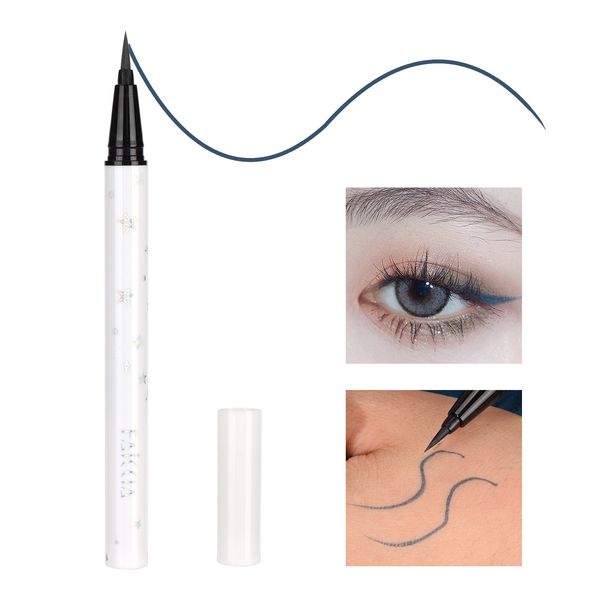 

waterproof non-smudge color eyeliner #04 haze blue 1pc