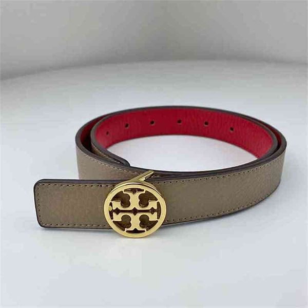 

designer belts luxury burbry designers womens 2022 leather tb new round head gold buckle 2.5 wide head layer cowhide leather fashion versati, Black;brown