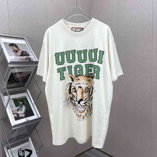 

women's t-shirt chinese zodiac year short sleeve t-shirt casual versatile loose high, White