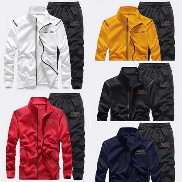 

men's tracksuits sportswear men's fashion handsome loose casual running in autumn with thin suit men in spring and autumn, Gray