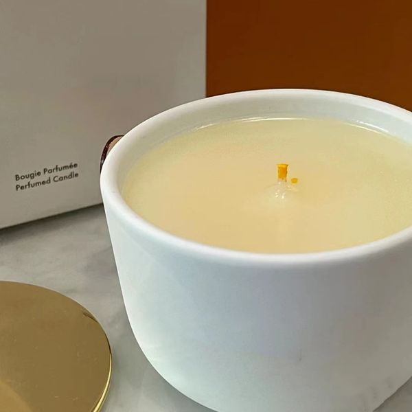 

promotion perfume perfumed candle 220g france brand scented bougie parfum candle long smell fragrance deodorant incense sealed gift box fast