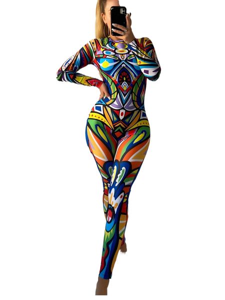 

allover print full cover zip back one piece swimsuit f7ug#, White;black