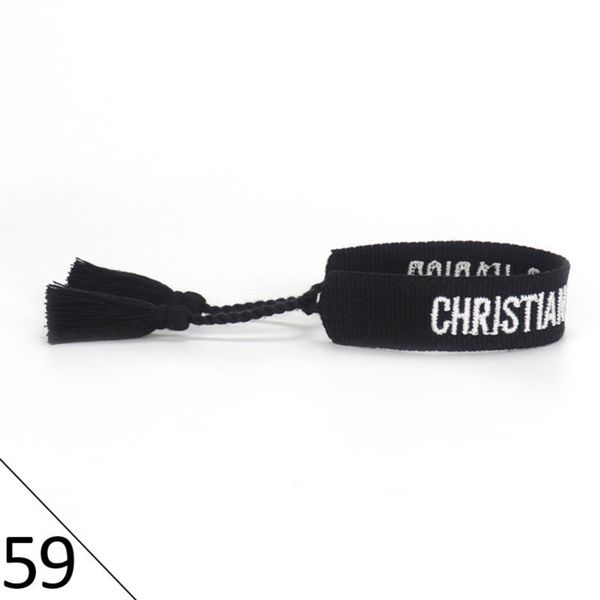 

woven designers friendship bracelets luxury brand adjustable for womens mens vintage braided bracelet fashion embroidery tassel bangles jewe, Golden;silver