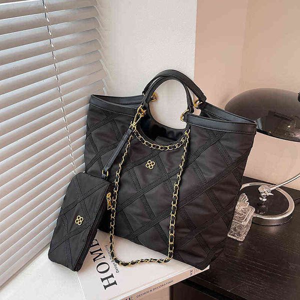 

beibei shangpin 2022 new style solid color lingge bowling tote bag portable one shoulder oblique cross fashion women's bag